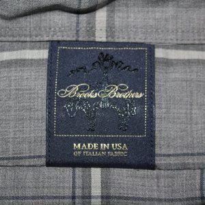 Brooks Brothers Golden Fleece 100% Wool Stretchy Button Down Shirt